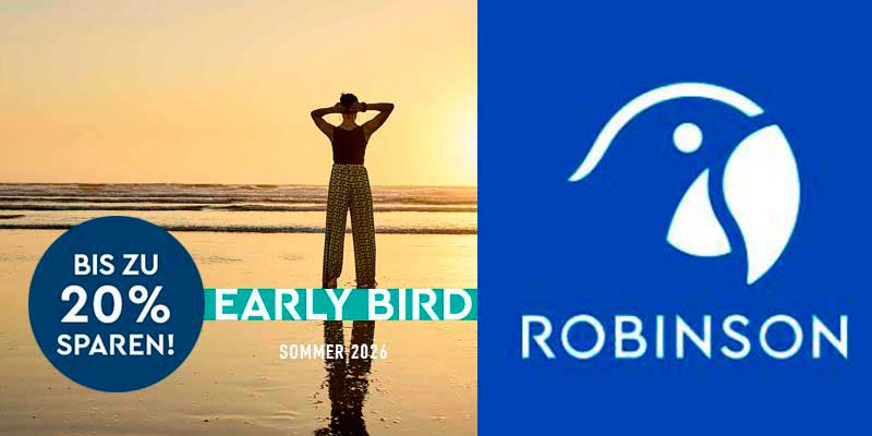 20% sparen auf den Robinson Clubpreis